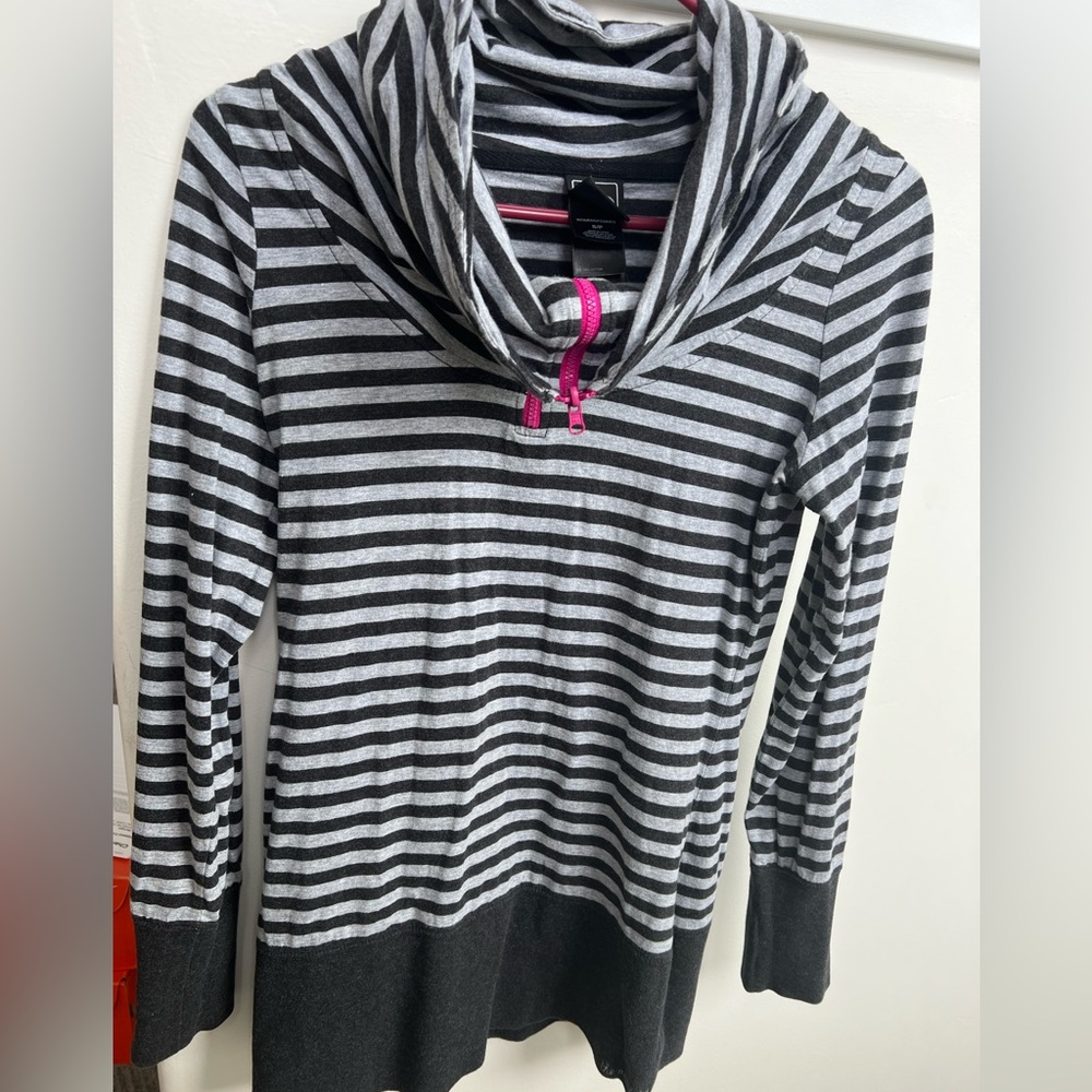 North Face cowl neck top
